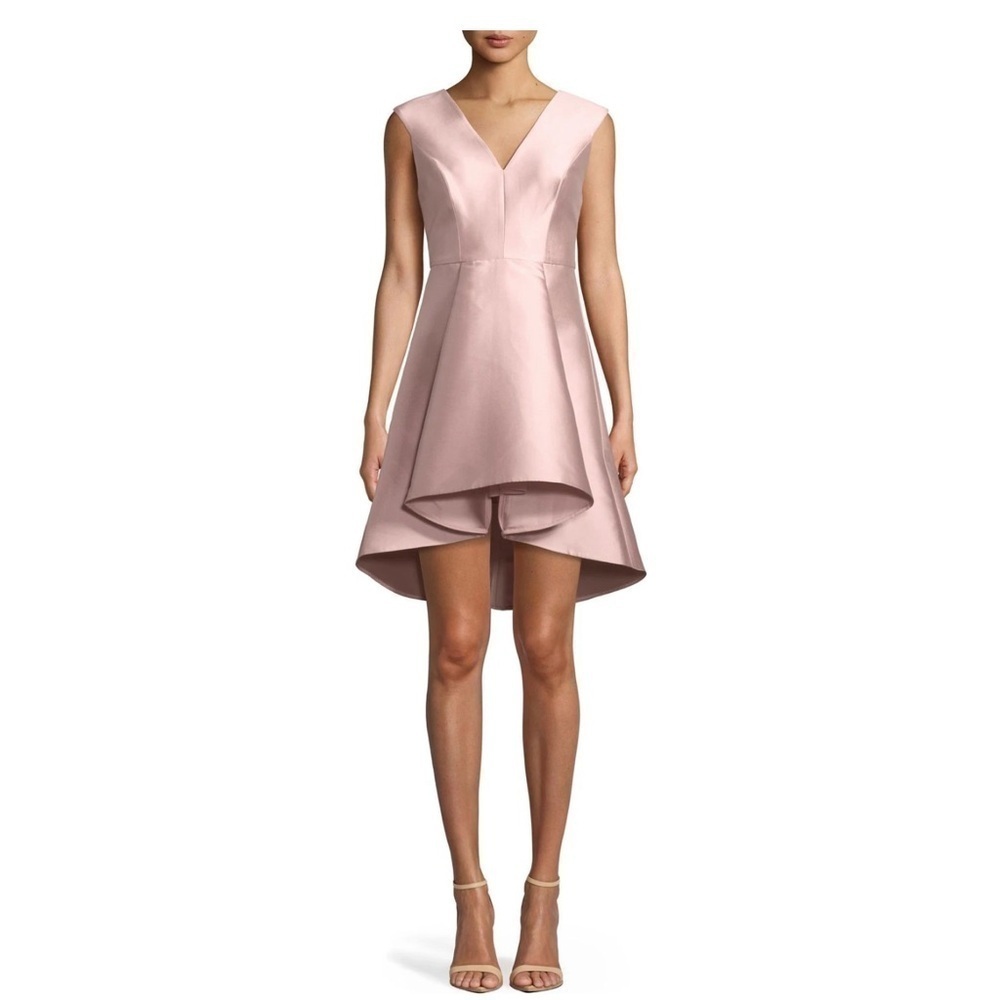 NWT Halston Heritage Cocktail Mini Dress 2 Pink Party Chic Feminine Wedding